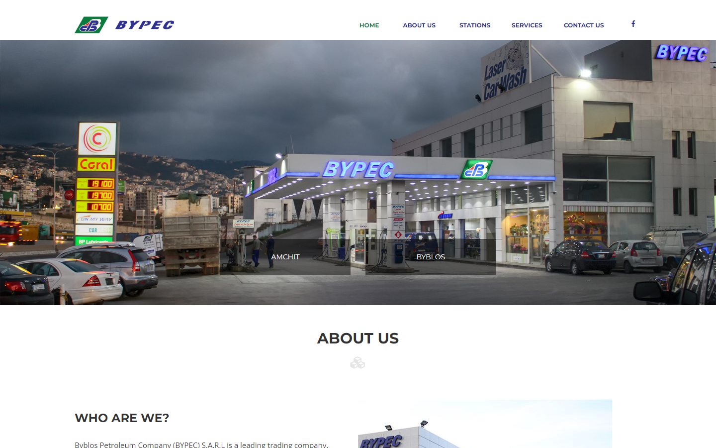 Bypec website screenshot