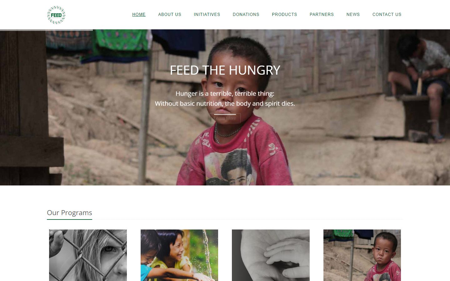 FEED Lebanon website screenshot